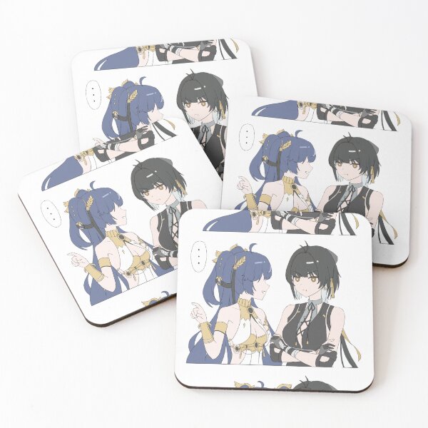 Item preview, Iuno and Rover Watching Wuthering Waves designed and sold by KomiArts.
