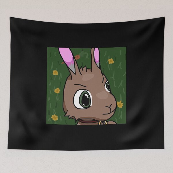 Item preview, Anthro bunny on field designed and sold by luna-moon-emoji.