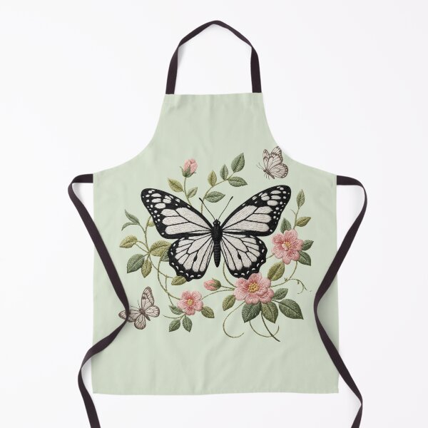 Item preview, Vuelo elegante: diseño botánico con mariposas. designed and sold by Knightofartx25.
