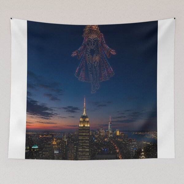 Item preview, Madonna Skyline Dreams – New York by Night  designed and sold by JcAbstractArt.