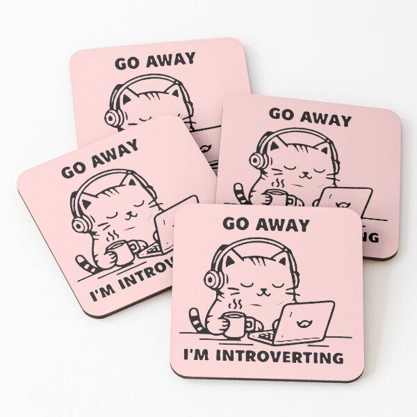 Item preview, Go Away I'm Introverting designed and sold by Vanilla-Girl.