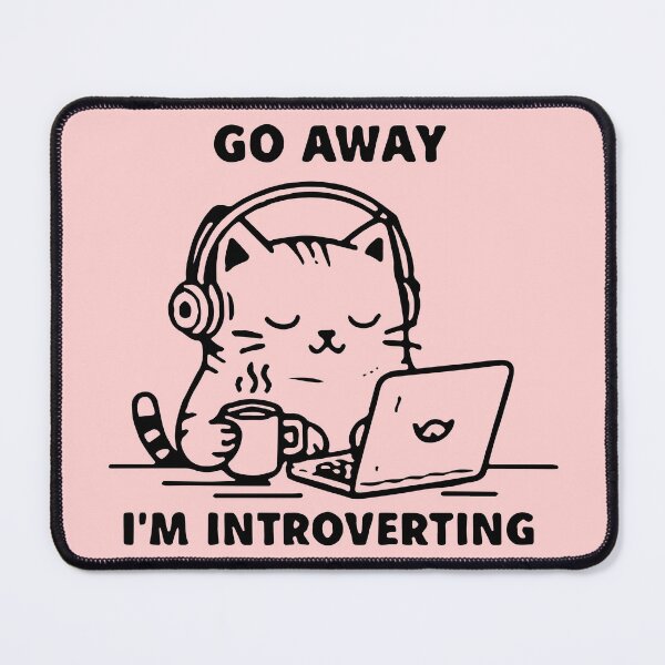 Item preview, Go Away I'm Introverting designed and sold by Vanilla-Girl.