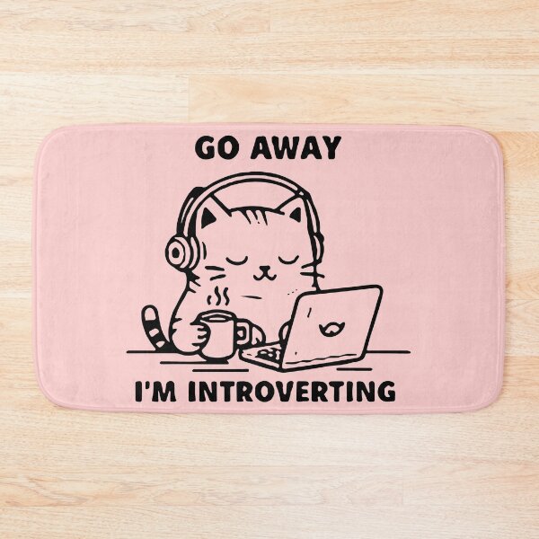Item preview, Go Away I'm Introverting designed and sold by Vanilla-Girl.