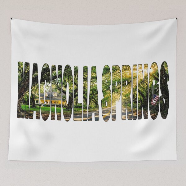 Item preview, MAGNOLIA SPRINGS - Alabama Ancient Tree lines road With Afternoon Sun designed and sold by Adam Gormley.