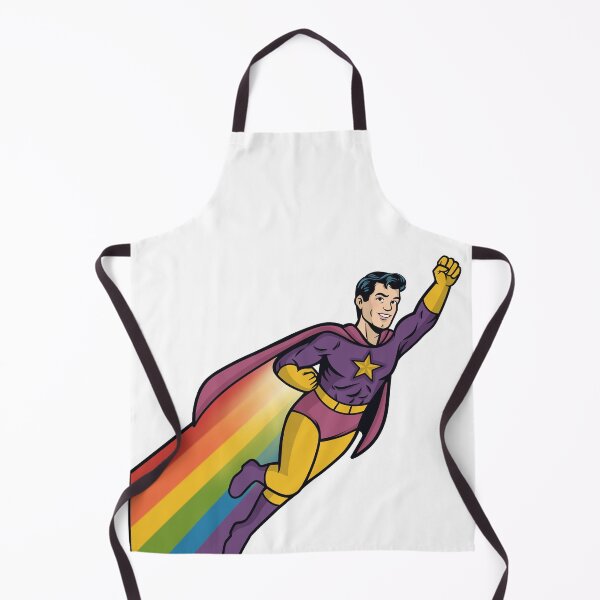 Item preview, Rainbow Trail Pride Superhero Man designed and sold by Anne97s.