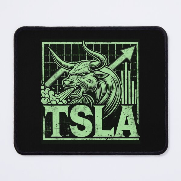 Item preview, Tesla Stock Investor EV Market Bull Run Trading Design designed and sold by TEEJAMBOREE.