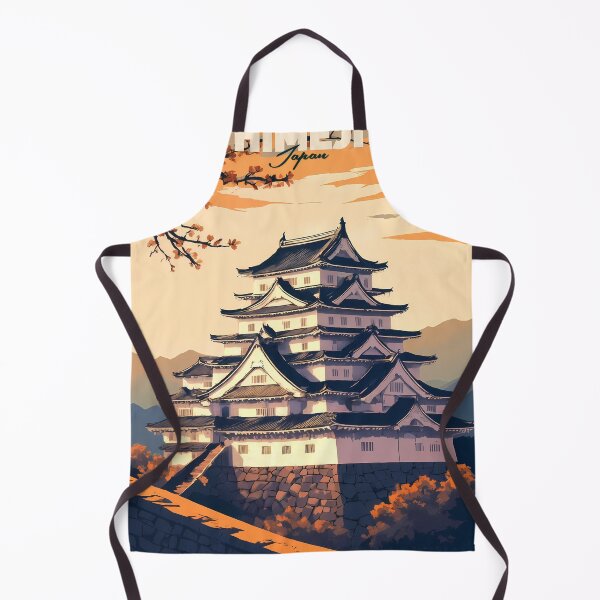 Item preview, Vintage Himeji Castle Japan Retro 2D Travel Poster Art designed and sold by JacksoonLester.
