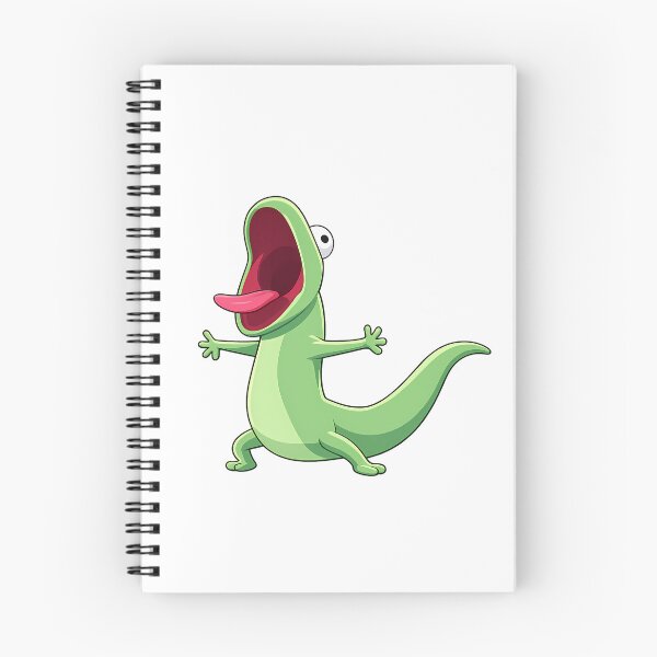 Item preview, Tom The Lizard Screaming Meme - Funny Cute Green Cartoon Gecko designed and sold by JEVANStudio.