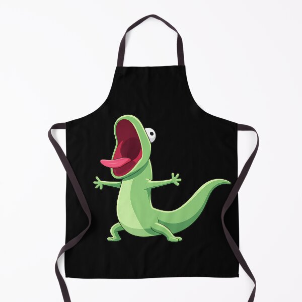 Item preview, Tom The Lizard Screaming Meme - Funny Cute Green Cartoon Gecko designed and sold by JEVANStudio.