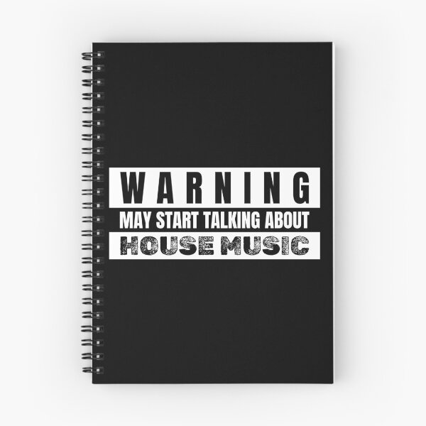Item preview, Warning May Start Talking About House Music designed and sold by TeePartyHost.