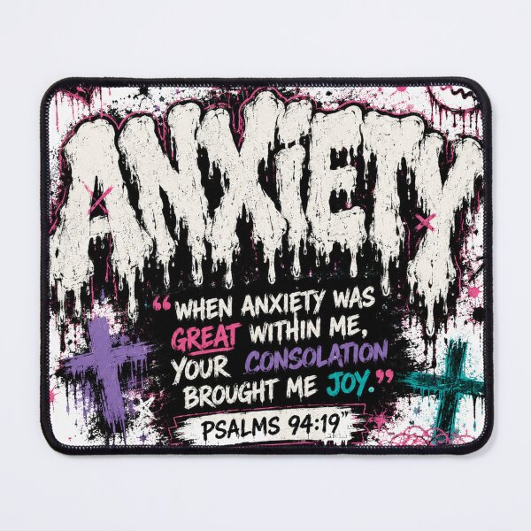 Item preview, Anxiety Meets Consolation Christian Art designed and sold by ButterflyHolly Resource.