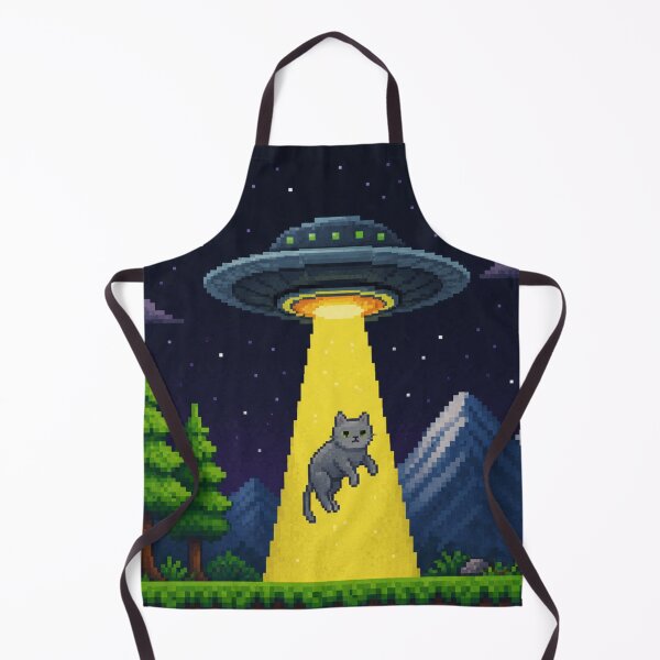 Item preview, Abducted Pixel UFO Cat designed and sold by Nol1ytv.