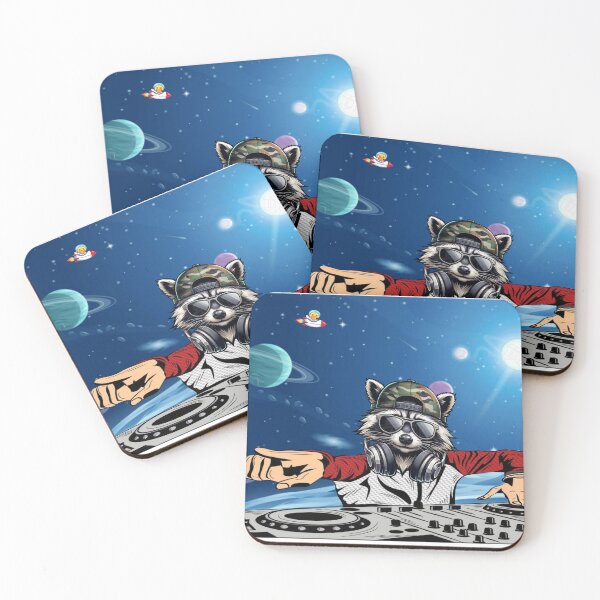 Item preview, DJ Space RAccoon designed and sold by The Bob Spod.