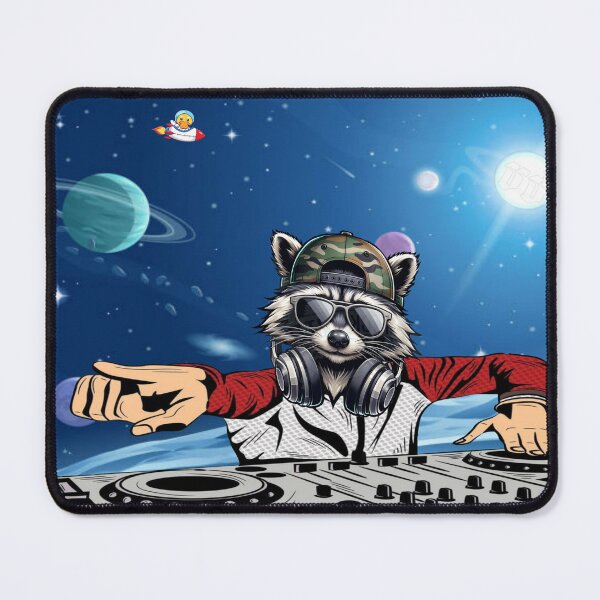 Item preview, DJ Space RAccoon designed and sold by The Bob Spod.