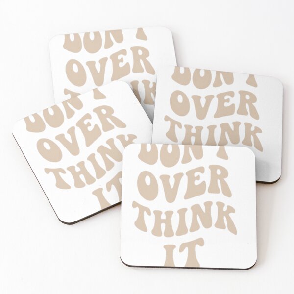 Item preview, Don't Overthink It Retro Waves Lettering designed and sold by Ahmedsyde.