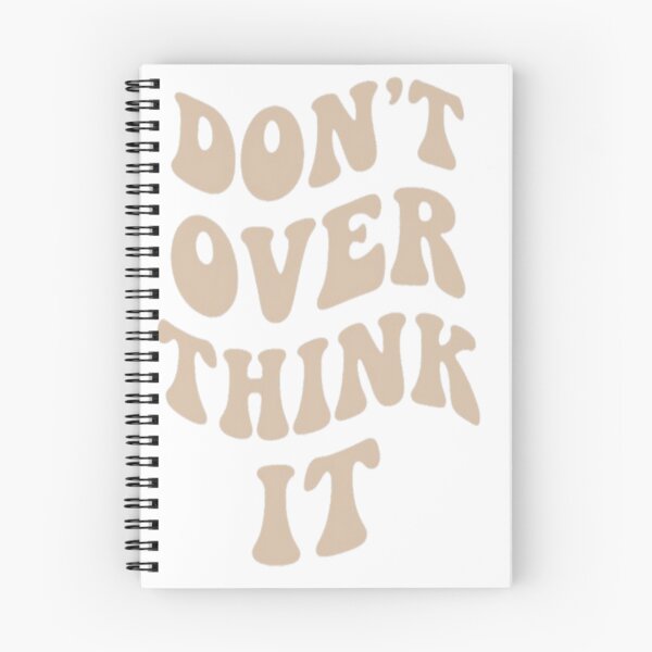 Item preview, Don't Overthink It Retro Waves Lettering designed and sold by Ahmedsyde.