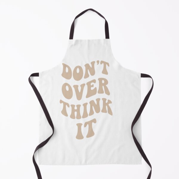 Item preview, Don't Overthink It Retro Waves Lettering designed and sold by Ahmedsyde.
