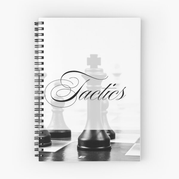 Item preview, Minimalist Chess Tactics Elegant Black and White Design designed and sold by MusePortrait.