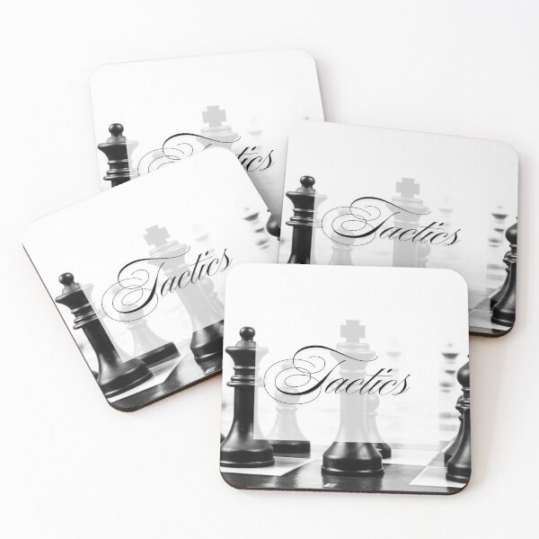 Item preview, Minimalist Chess Tactics Elegant Black and White Design designed and sold by MusePortrait.