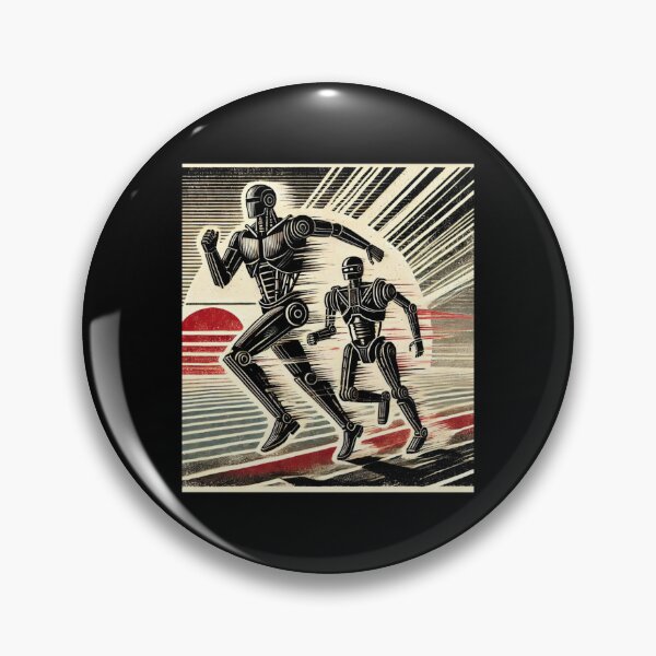 Item preview, Humanoid robot AI Robots Future Tech Design | The Bots Are Coming Futuristic Android Art designed and sold by TEEJAMBOREE.