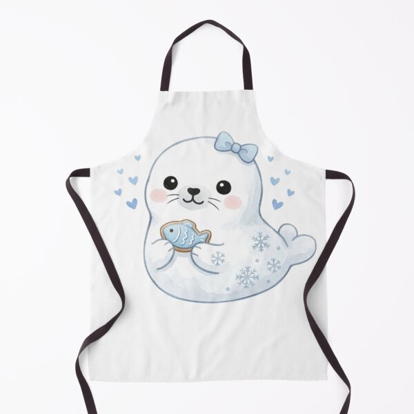 Item preview, Cute baby seal WBlue designed and sold by BoraBlossomN25.