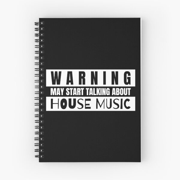Item preview, Warning May Start Talking About House Music designed and sold by TeePartyHost.