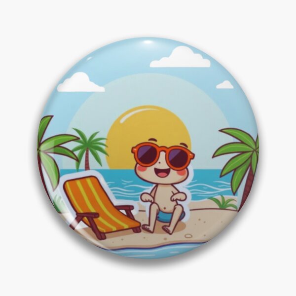 Item preview, Mentally on Vacation | Funny Summer Travel Meme Sticker designed and sold by HC-Boutique.