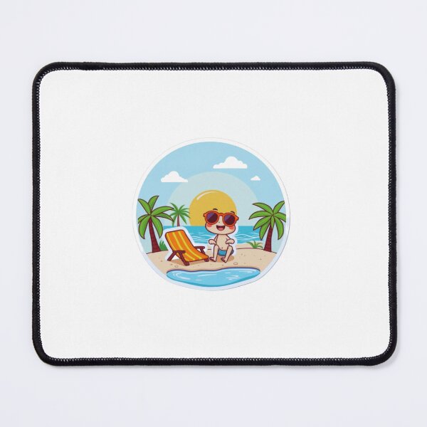 Item preview, Mentally on Vacation | Funny Summer Travel Meme Sticker designed and sold by HC-Boutique.