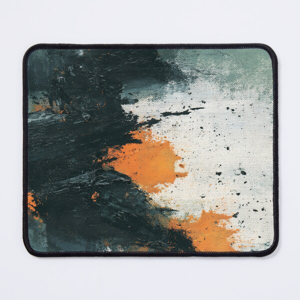Item preview, Teal & Light Gestural Abstract No.18 | Textured Art designed and sold by SlowRegardArt.