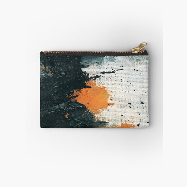 Item preview, Teal & Light Gestural Abstract No.18 | Textured Art designed and sold by SlowRegardArt.