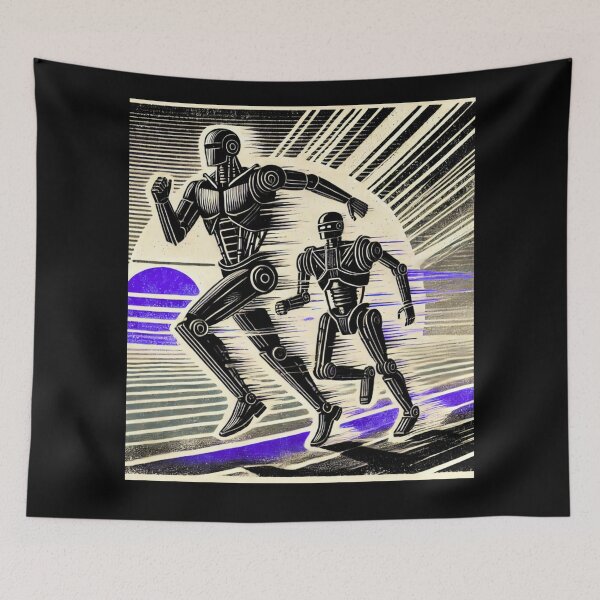 Item preview, Humanoid robot AI Robots Future Tech Design | The Bots Are Coming Futuristic Android Art designed and sold by TEEJAMBOREE.