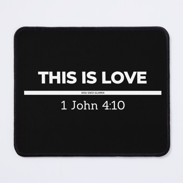 Item preview, This Is Love 1 John 4:10 Bible Verse Christian Design designed and sold by Ken Chung.