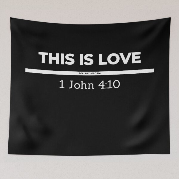 Item preview, This Is Love 1 John 4:10 Bible Verse Christian Design designed and sold by Ken Chung.