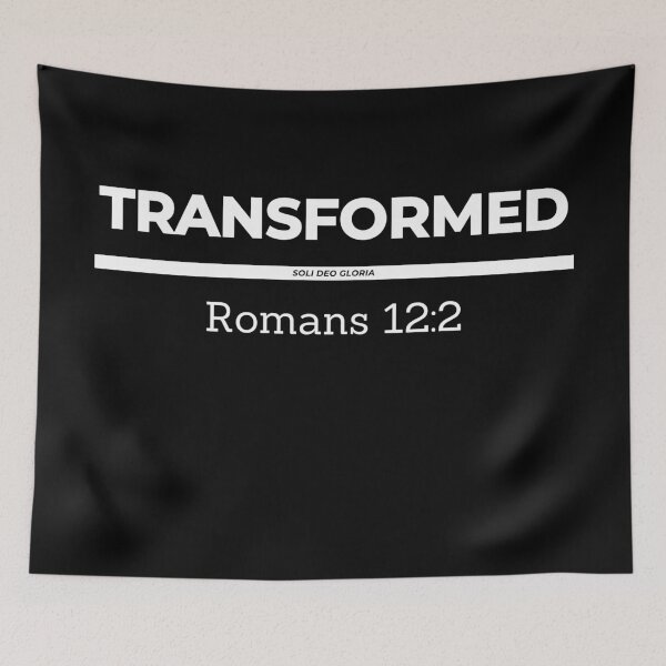 Item preview, Transformed Romans 12:2 Bible Verse Christian Design designed and sold by Ken Chung.