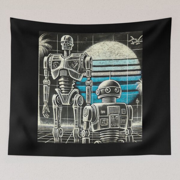 Item preview, Humanoid robot AI Robots Future Tech Design | The Bots Are Coming Futuristic Android Art designed and sold by TEEJAMBOREE.
