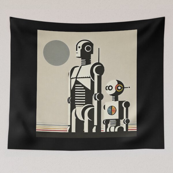Item preview, Humanoid robot AI Robots Future Tech Design | The Bots Are Coming Futuristic Android Art designed and sold by TEEJAMBOREE.