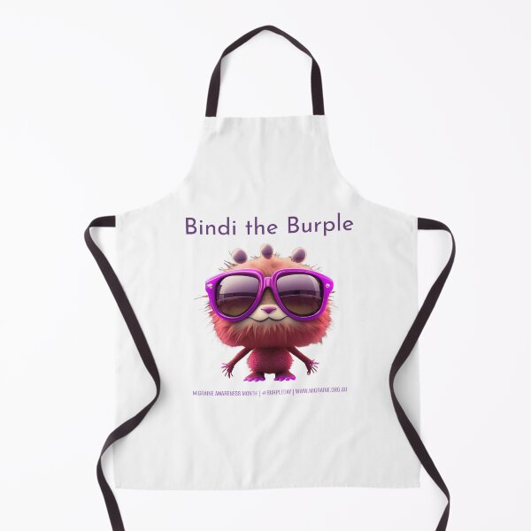 Item preview, Bindi the Burple designed and sold by Migraine Australia.