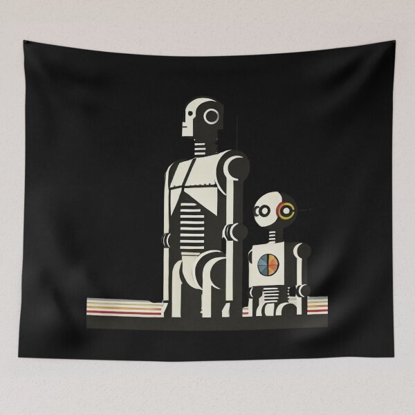 Item preview, Humanoid robot AI Robots Future Tech Design | The Bots Are Coming Futuristic Android Art designed and sold by TEEJAMBOREE.