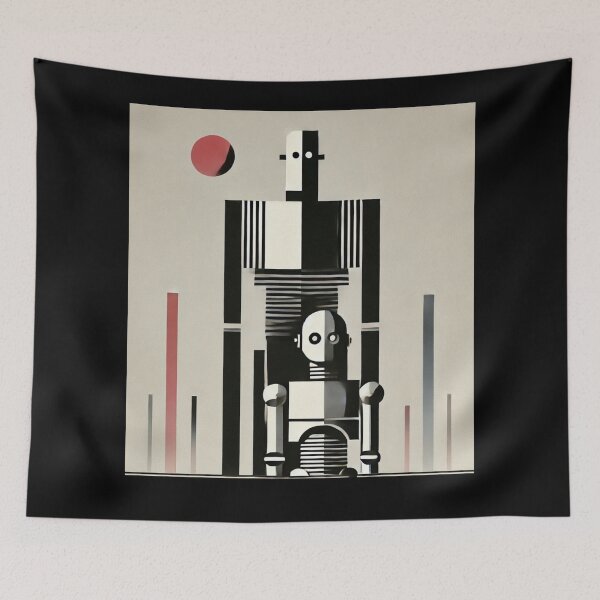 Item preview, Humanoid robot AI Robots Future Tech Design | The Bots Are Coming Futuristic Android Art designed and sold by TEEJAMBOREE.