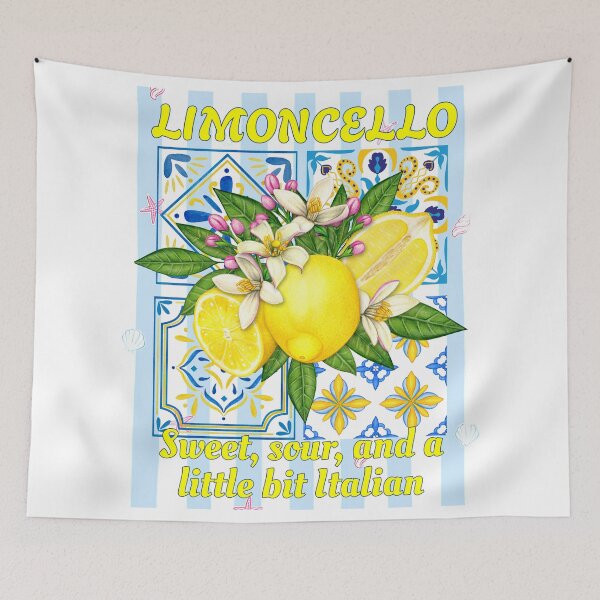 Item preview, Limoncello Italian Summer Mediterranean Aesthetic designed and sold by VibranPalette.