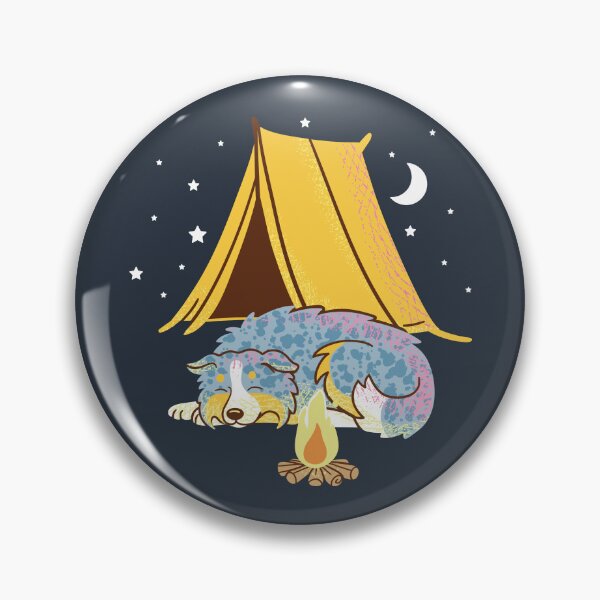 Item preview, Australian Shepherd Camping designed and sold by Wlaurence.