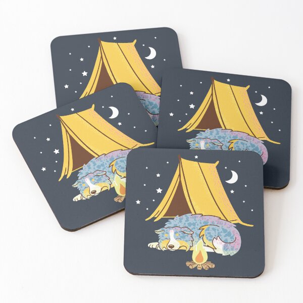 Item preview, Australian Shepherd Camping designed and sold by Wlaurence.