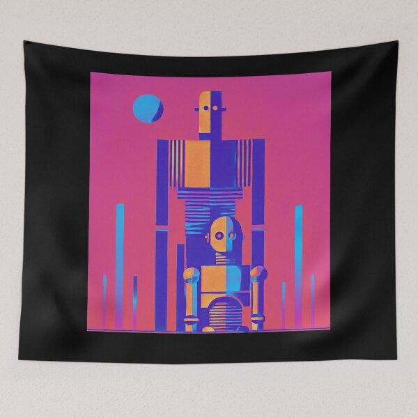 Item preview, Humanoid robot AI Robots Future Tech Design | The Bots Are Coming Futuristic Android Art designed and sold by TEEJAMBOREE.