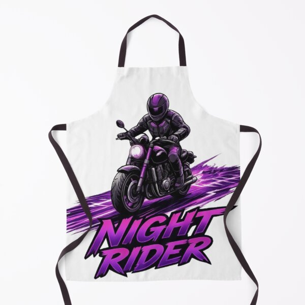 Item preview, Night Rider motorcycle design in neon purple designed and sold by Ahmedsyde.