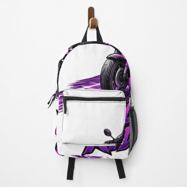 Item preview, Night Rider motorcycle design in neon purple designed and sold by Ahmedsyde.