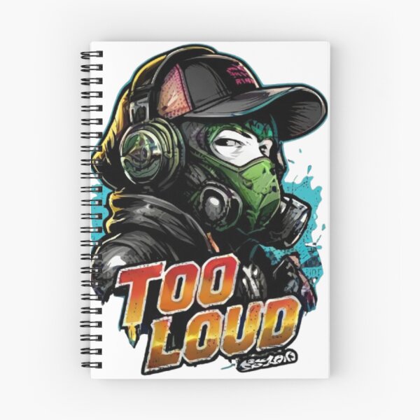 Item preview, Too Loud Urban Gaming Design with Gas Mask designed and sold by Ahmedsyde.