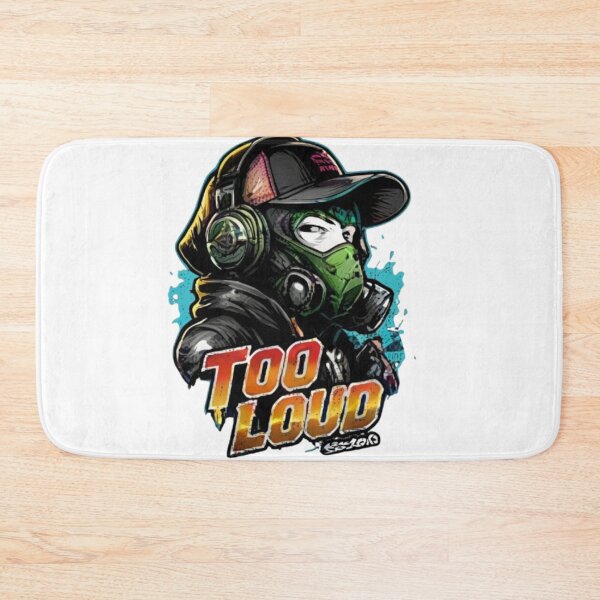 Item preview, Too Loud Urban Gaming Design with Gas Mask designed and sold by Ahmedsyde.