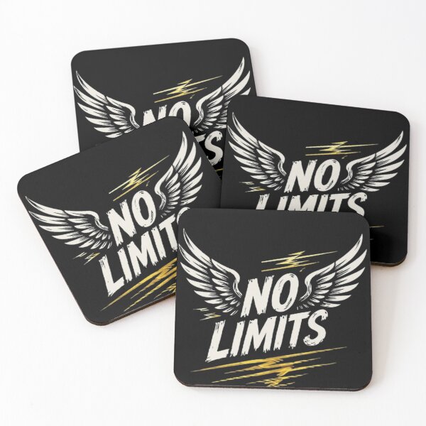 Item preview, No Limits Motivational Design with Wings designed and sold by Ahmedsyde.