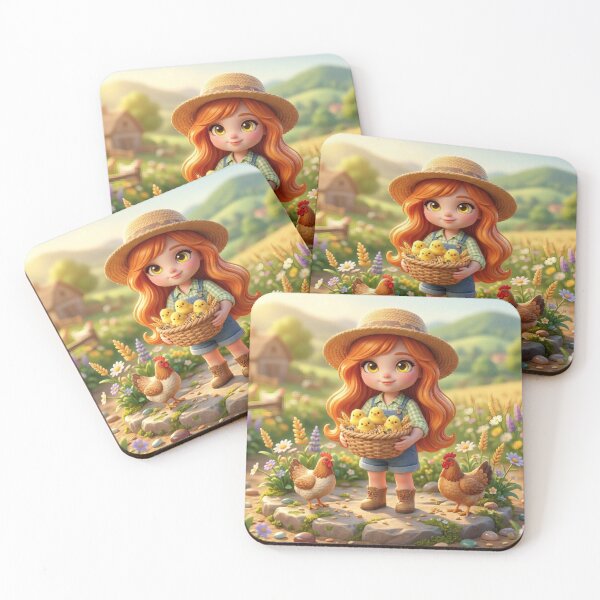 Item preview, Little Farm Girl Art designed and sold by Azurart2.