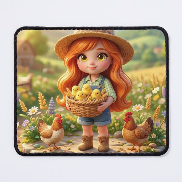 Item preview, Little Farm Girl Art designed and sold by Azurart2.